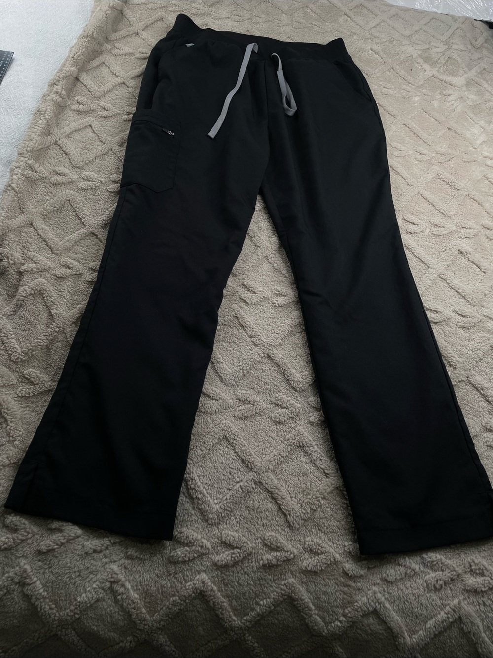 Hanes Black Comfort Scrub Pants  Sz Large 
Medical Staff